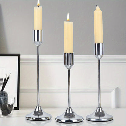 Iron Candlestick (3pcs) - DECO