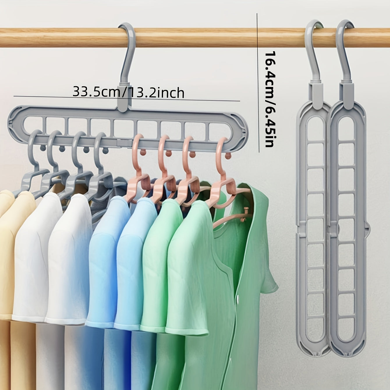 Foldable 9-Hole Hangers Set