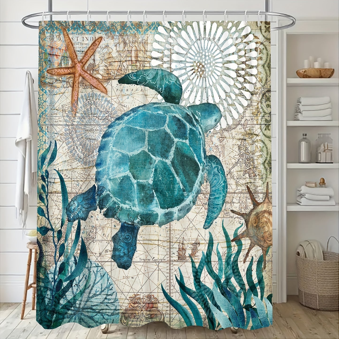 Waterproof Turtle Bathroom Set (1-3pcs)