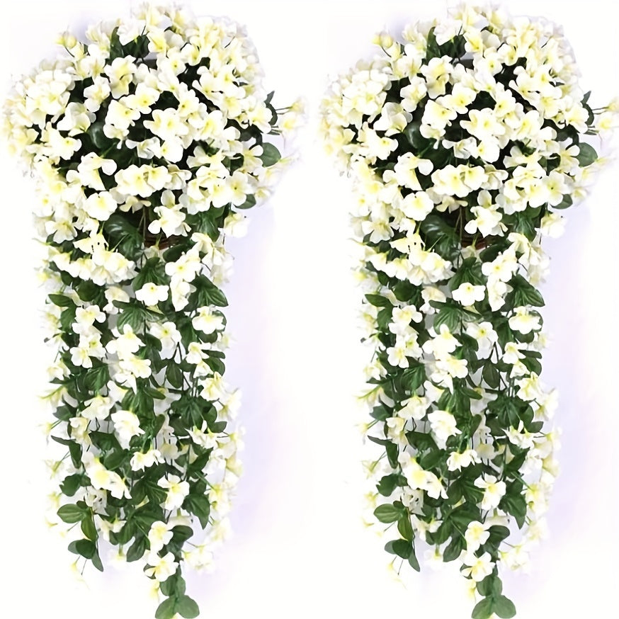 Violet Ivy Artificial Flowers (2 pcs) - DECO