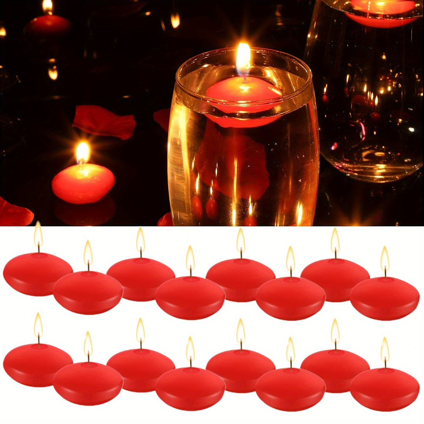 Floating Candles (16 pcs) - DECO