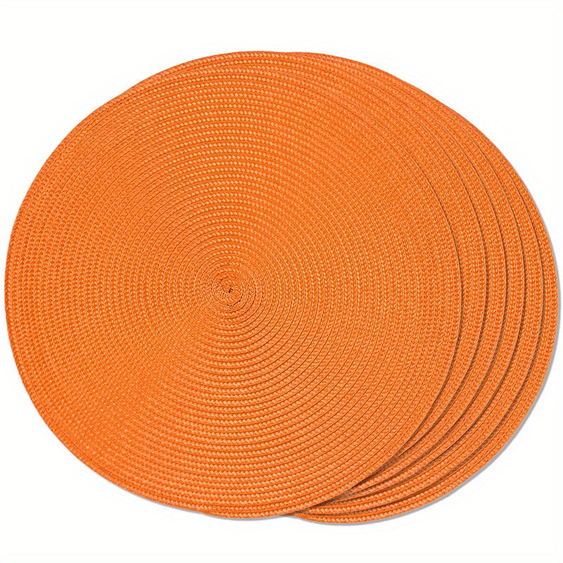 Round Braided Placemats (6 pcs) - DECO