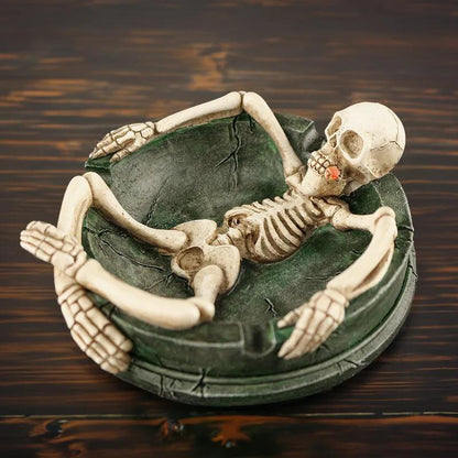 Skeleton Resin Ashtray - DECO