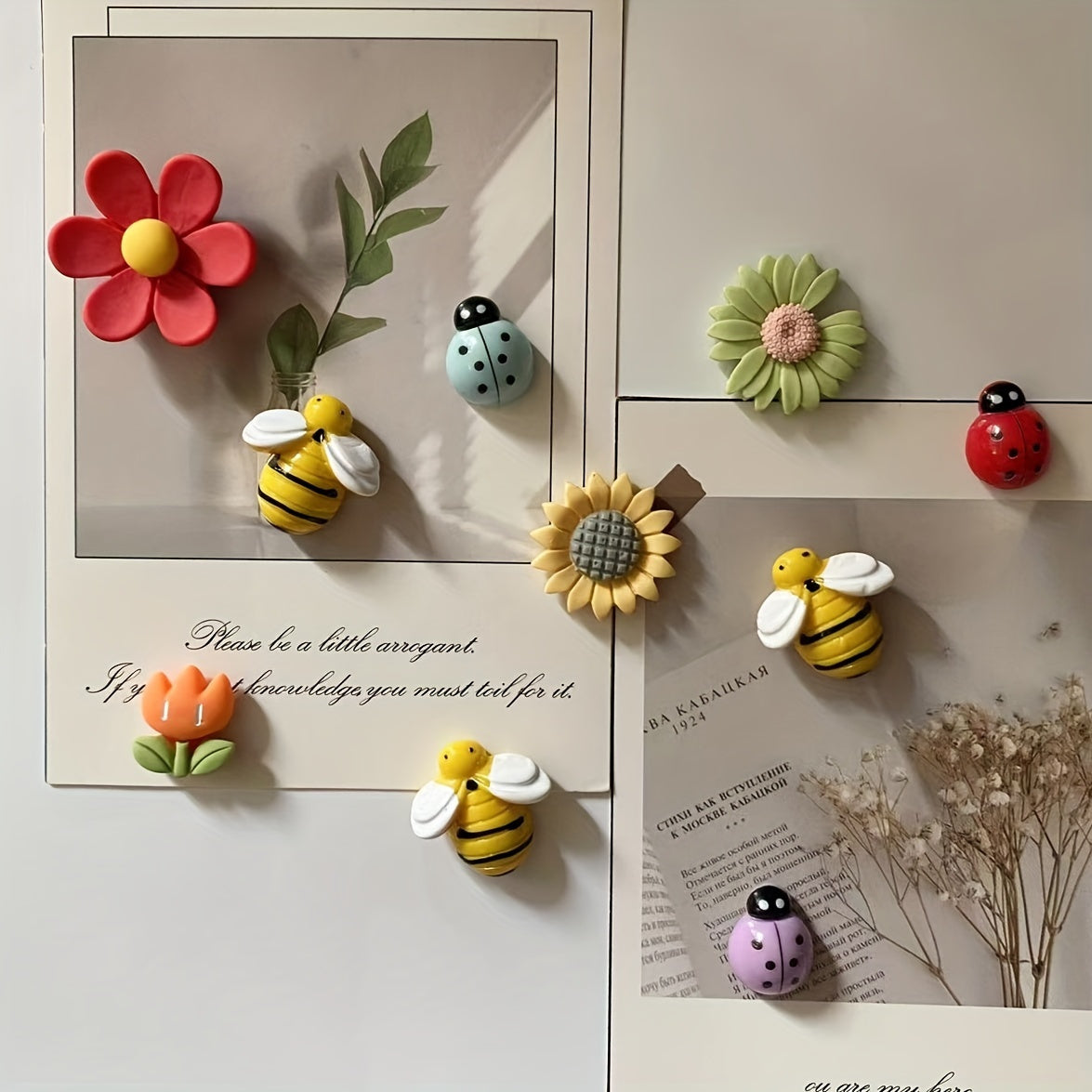 Plant Refrigerator Magnets (10 pcs) - DECO