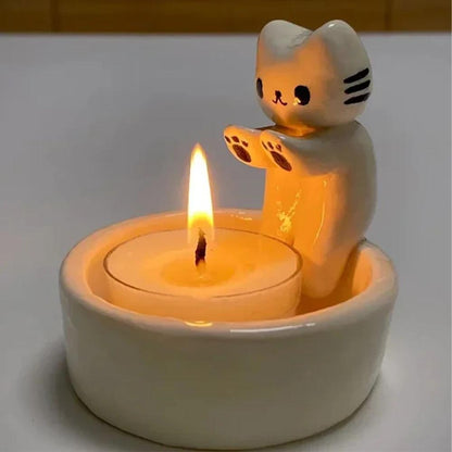 Kitten Candle Holder - DECO