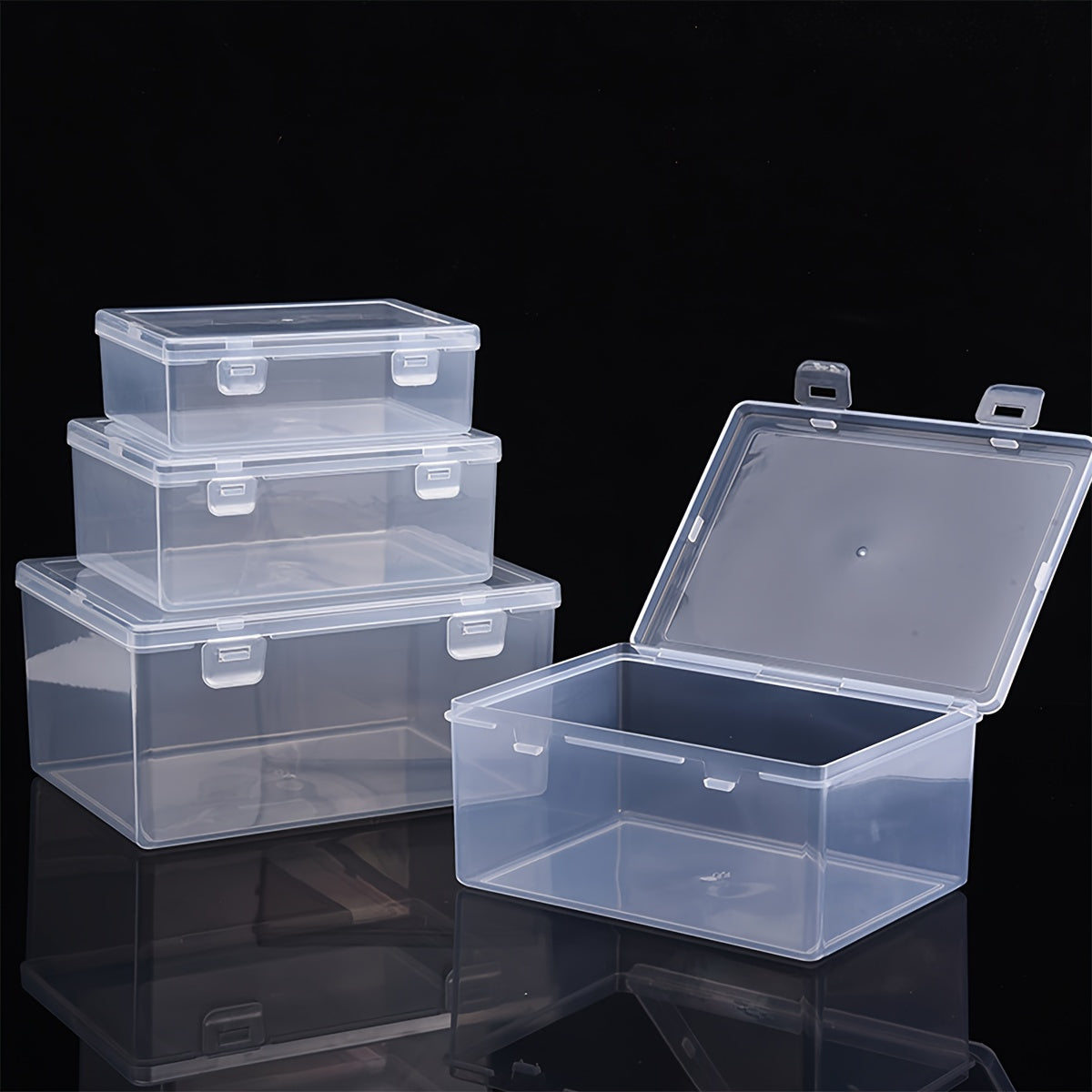 Transparent Plastic Storage Boxes - DECO