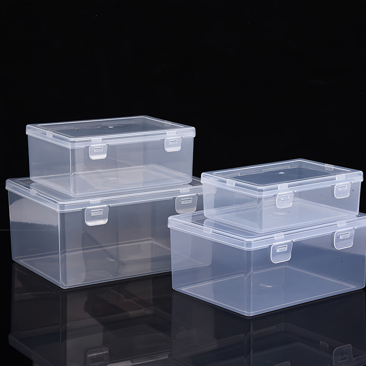 Transparent Plastic Storage Boxes - DECO