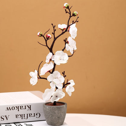 Silk Plum Blossom Bonsai - DECO