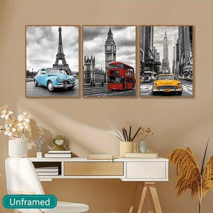 Iconic Landmarks Canvas Art Set - DECO