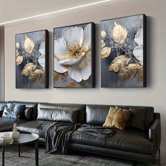 Modern Abstract Flower Art Print Set - DECO