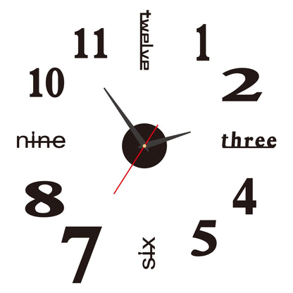 Modern Glow-in-the-Dark Wall Clock - DECO