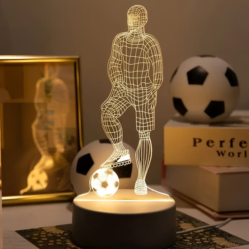 LED Football Player Night Light - DECO