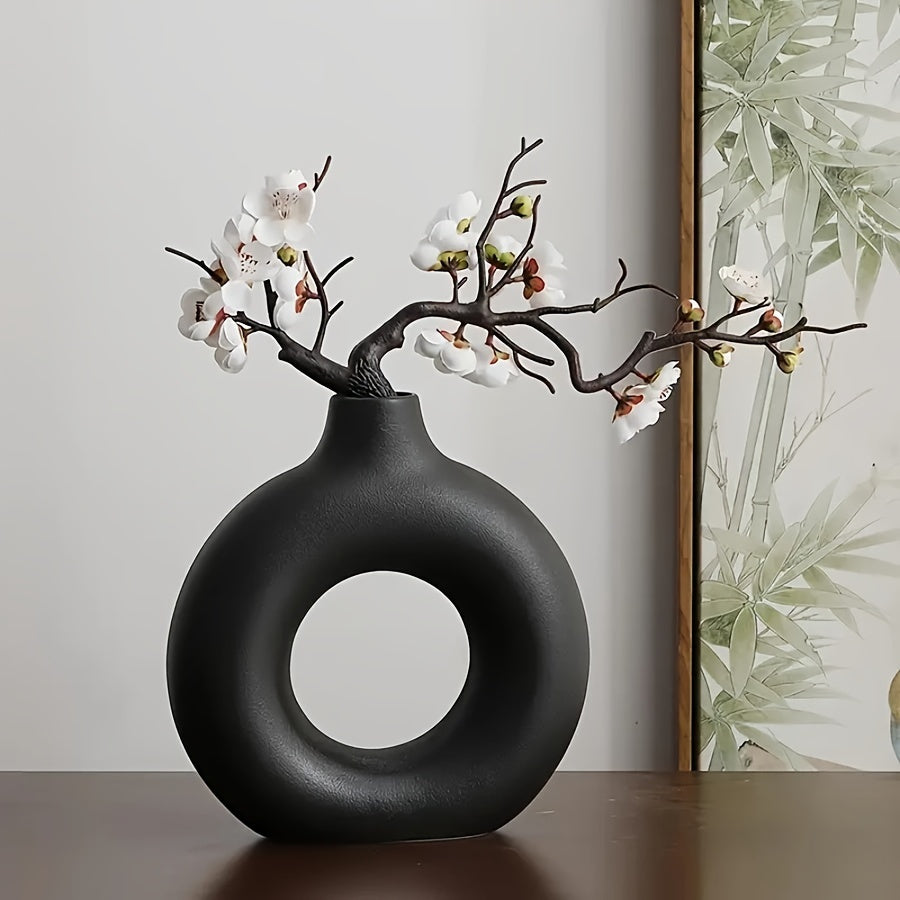 Elegant O-Shaped Vases - DECO