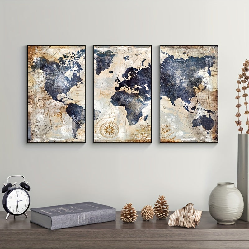 World Map Art Print Set - DECO