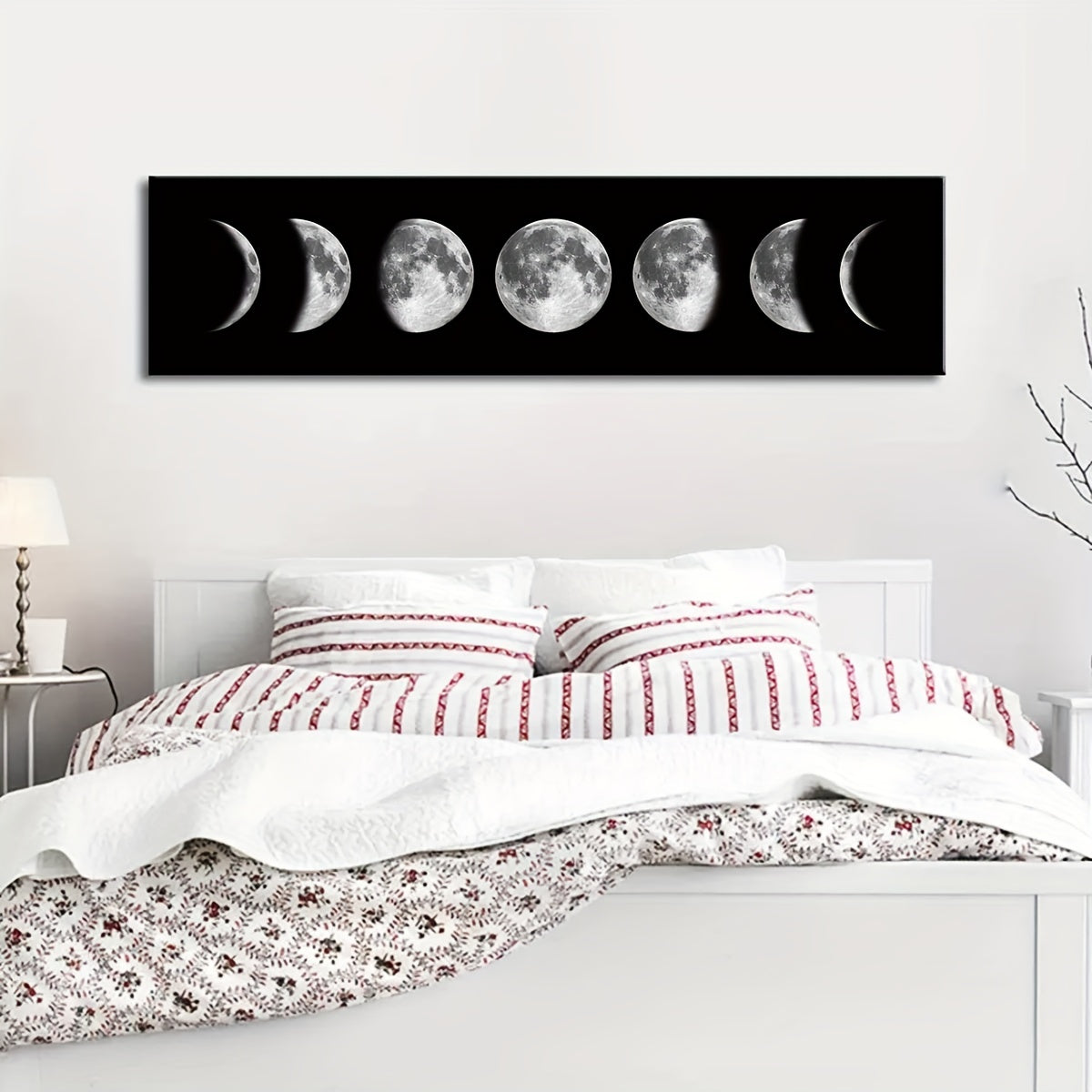 Moon Black & White Art Print - DECO