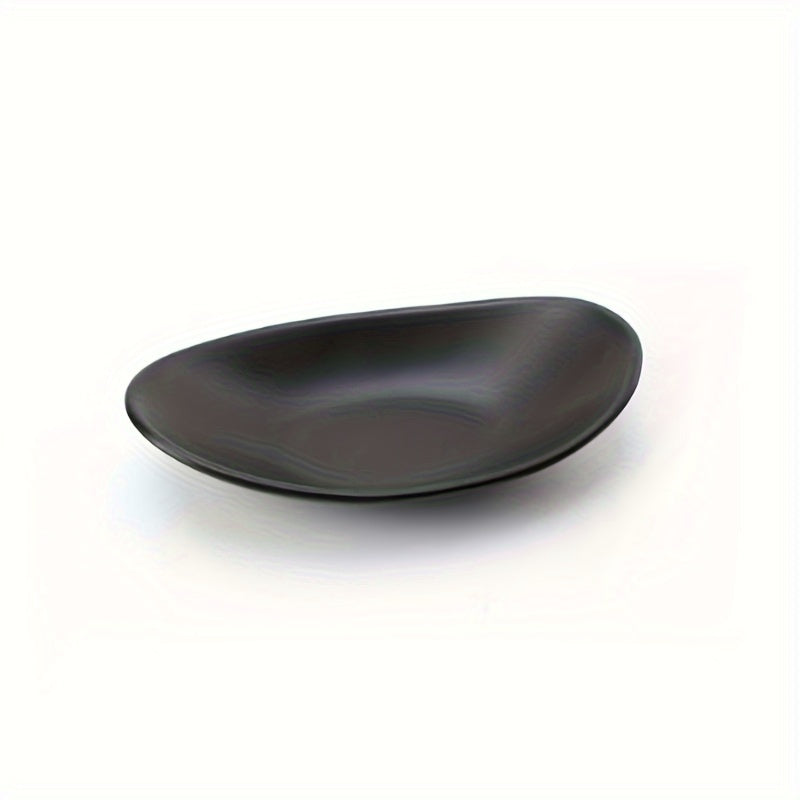 Oval Black Jewelry & Key Tray - DECO