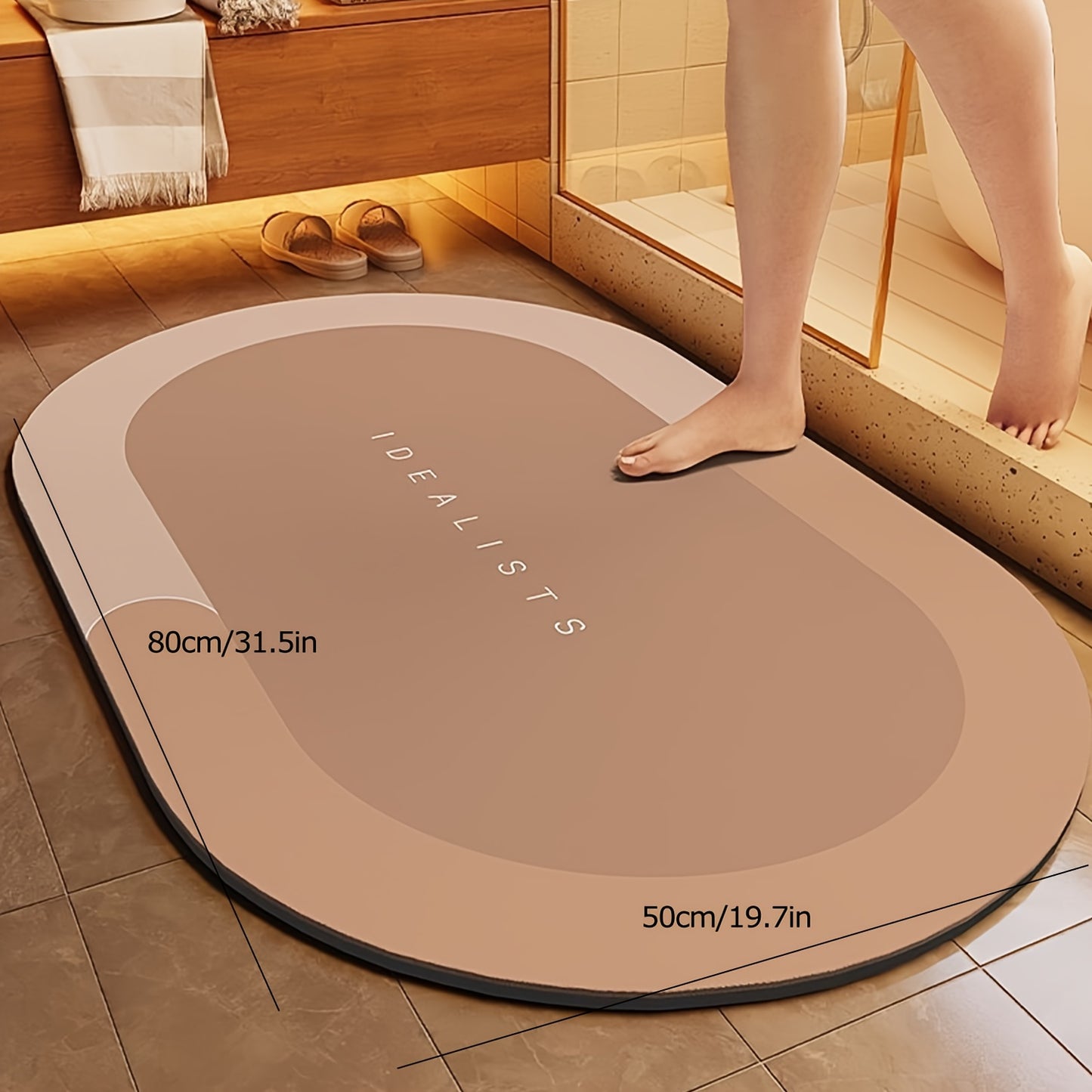 Diatom Mud Non-slip Bathroom Mat