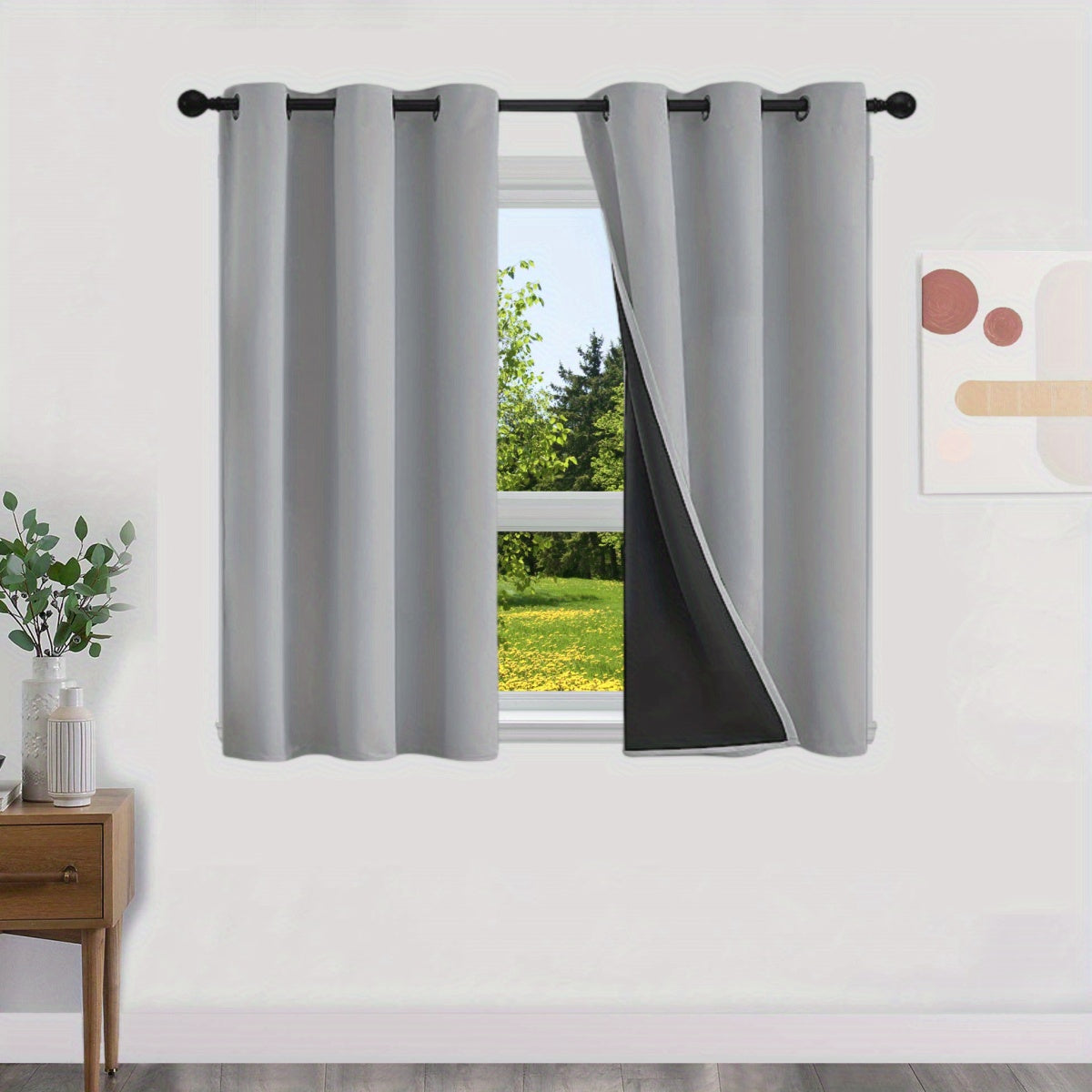 Minimalist Blackout Curtains (2 pcs)