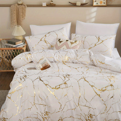 Bronzing Duvet Cover Set