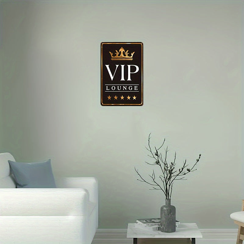 VIP Lounge Tin Sign - DECO