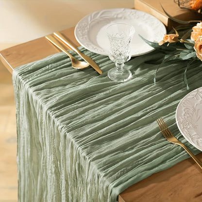 Balinese Pleated Table Runner