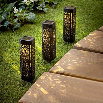 Solar Garden Path Lights (4 pcs) - DECO