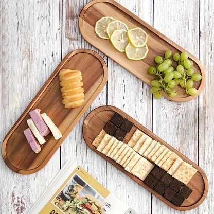 Acacia Wood Serving Trays (4 options) - DECO