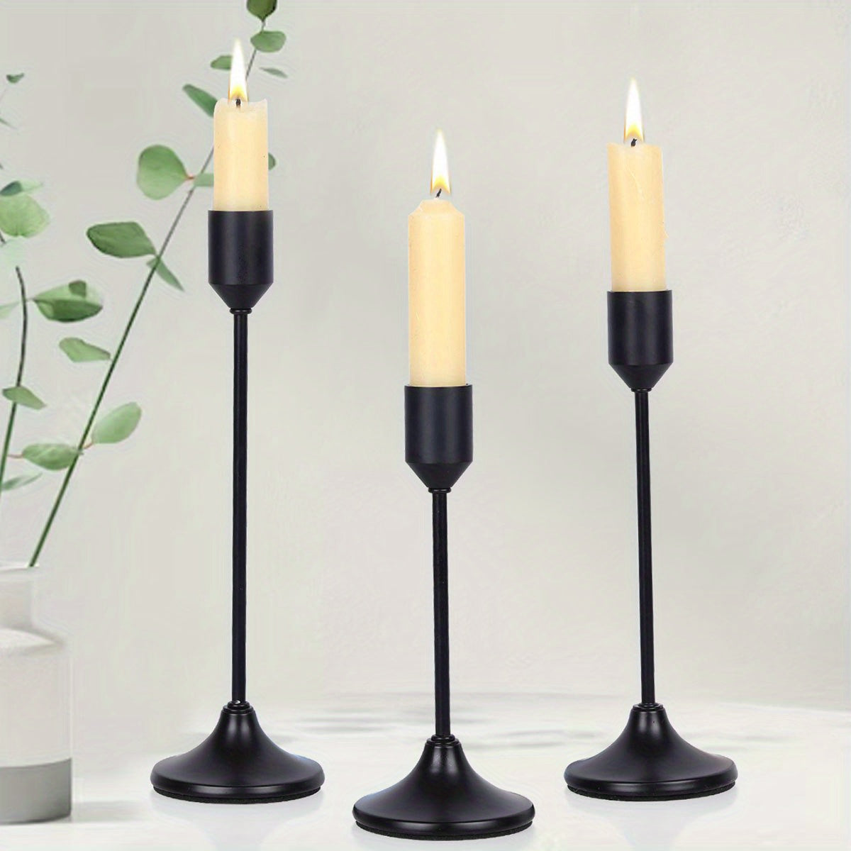 Iron Candlestick (3pcs) - DECO