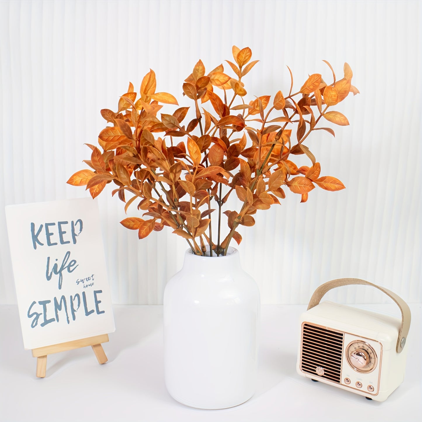 Orange Artificial Plant Bundle - DECO