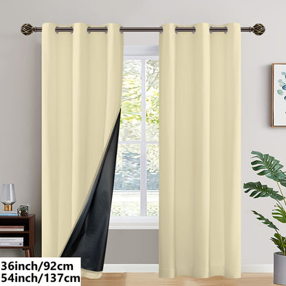 Insulated Blackout Curtains (2 pcs)