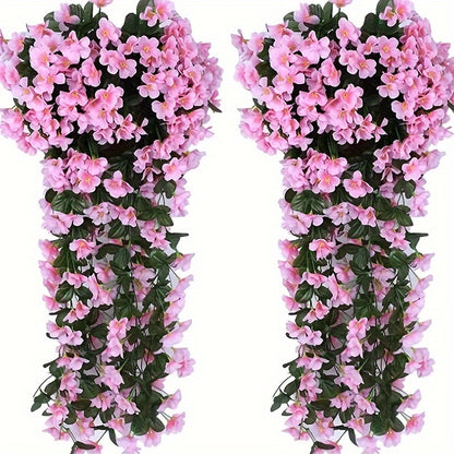 Violet Ivy Artificial Flowers (2 pcs) - DECO