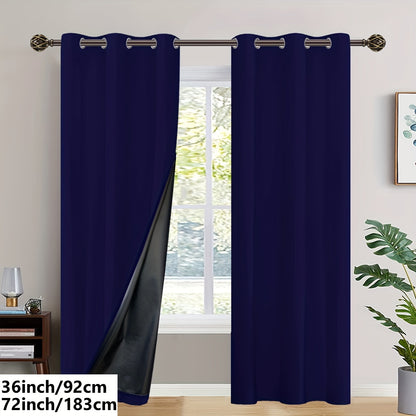 Insulated Blackout Curtains (2 pcs)