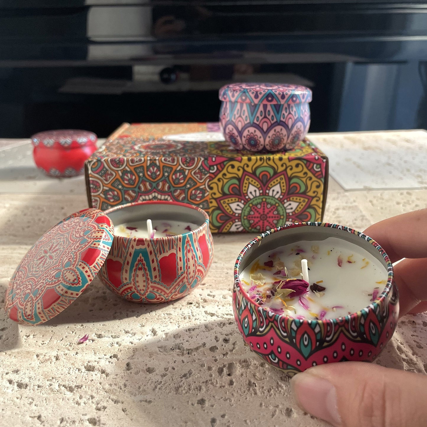 Bohemian Soy Candle Gift Set - DECO