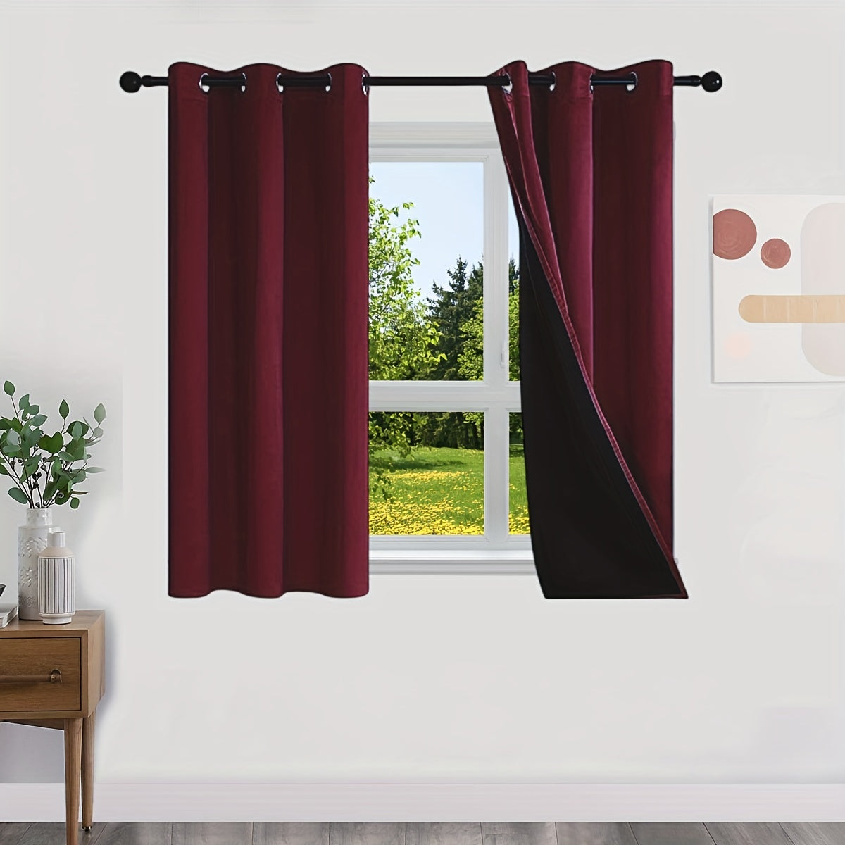 Minimalist Blackout Curtains (2 pcs)