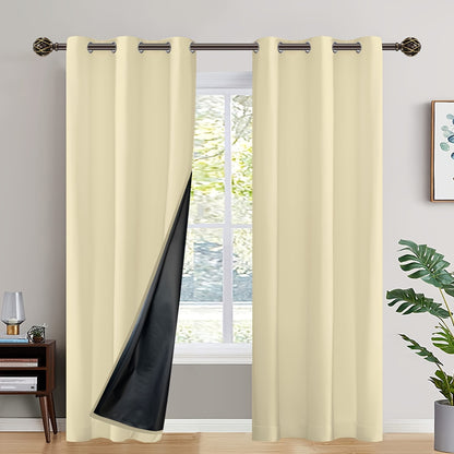 Insulated Blackout Curtains (2 pcs)