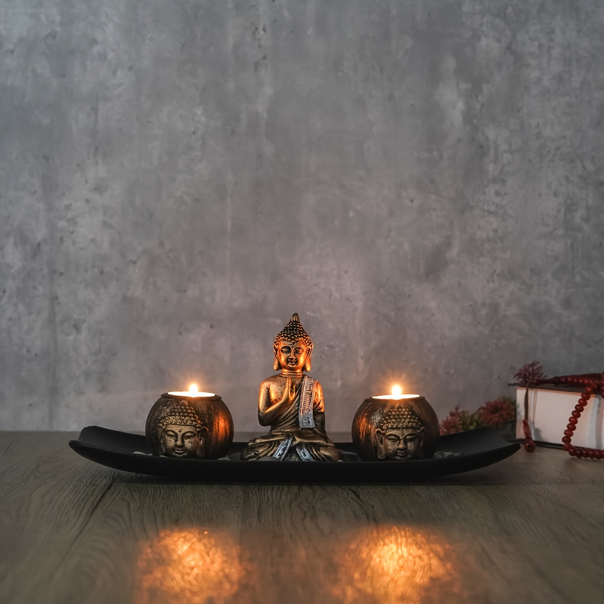 Zen Style Buddha Candle Holders - DECO