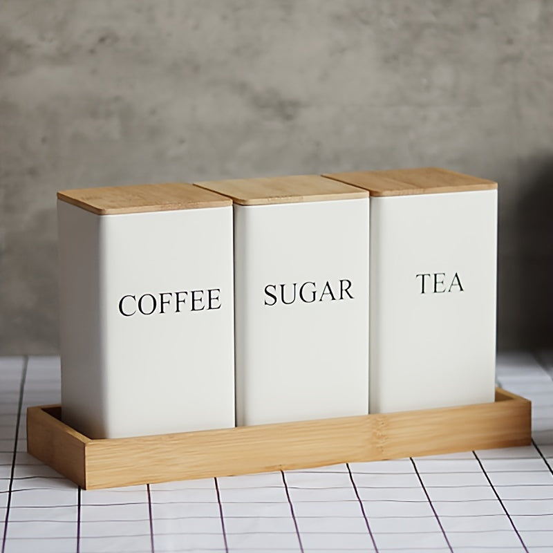 Tea, Coffee, Sugar Storage Set - DECO