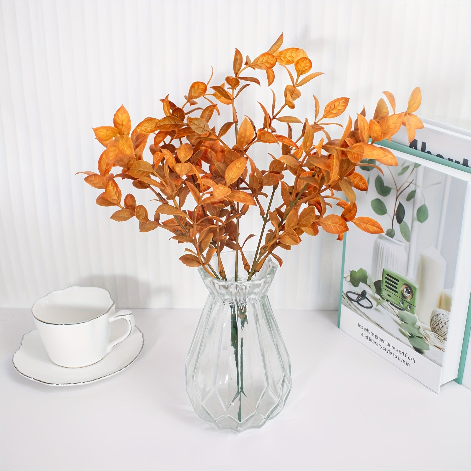 Orange Artificial Plant Bundle - DECO