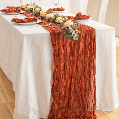 Balinese Pleated Table Runner