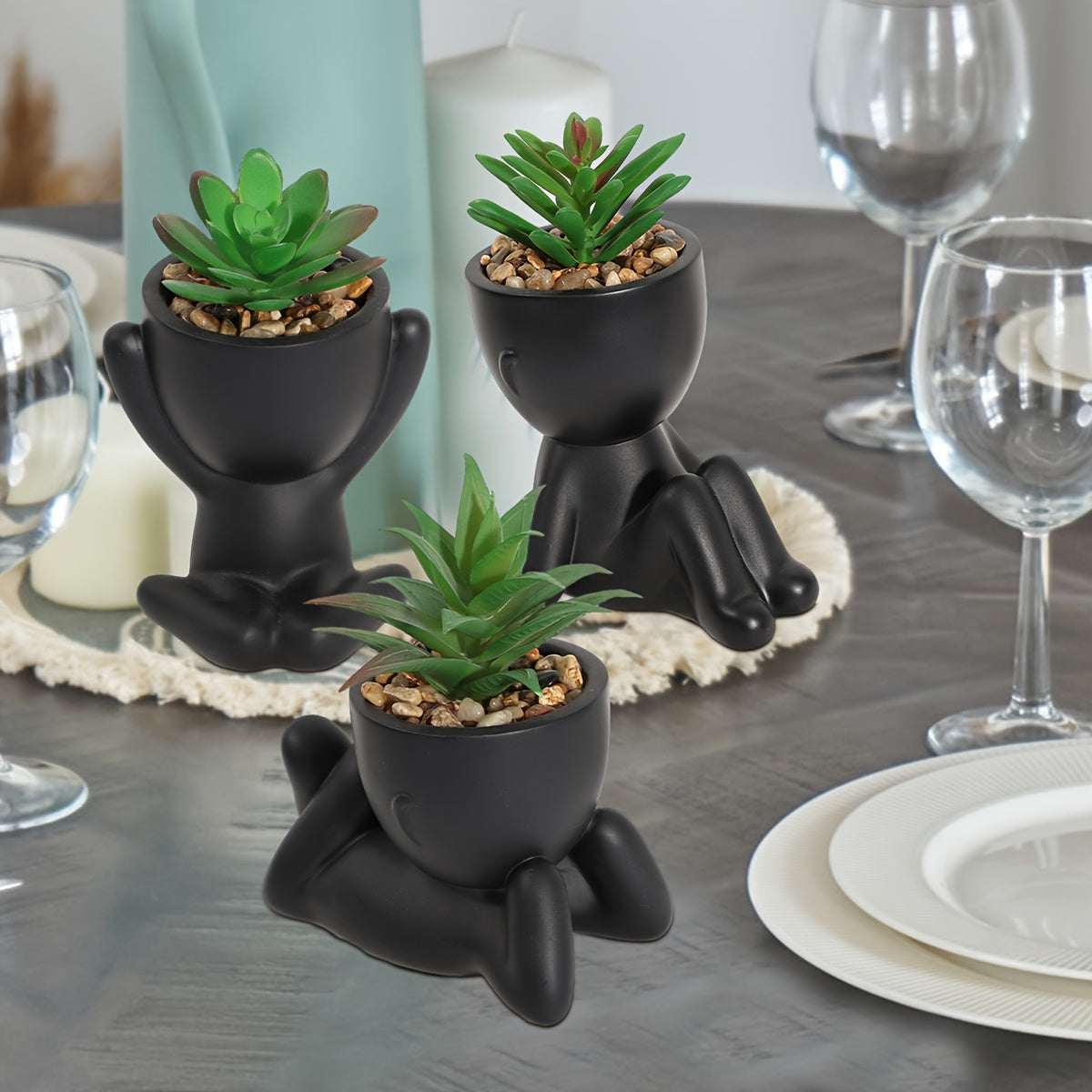 Simulation Succulent Potted Plant - DECO