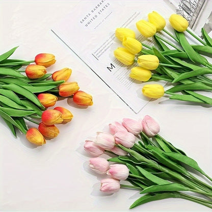 Artificial Tulips (15 pcs) - DECO