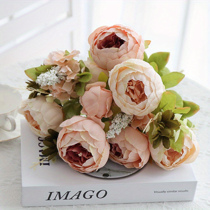 Artificial Peony Flower Bouquet - DECO