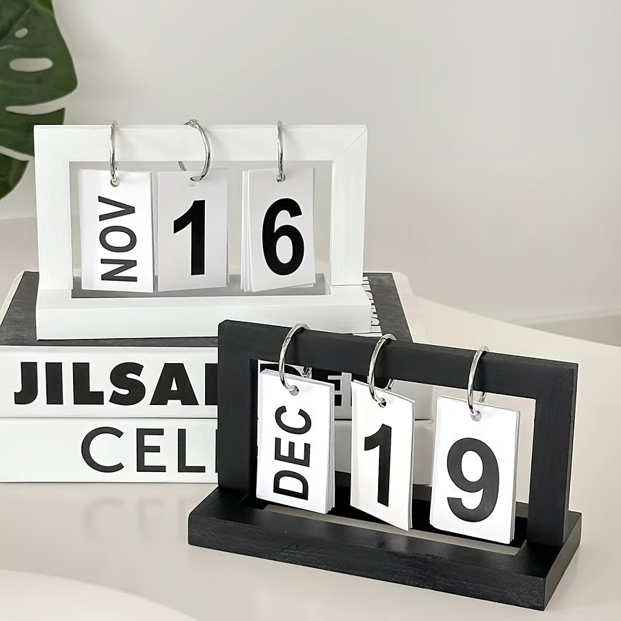 Scandinavian Wooden Perpetual Calendar - DECO