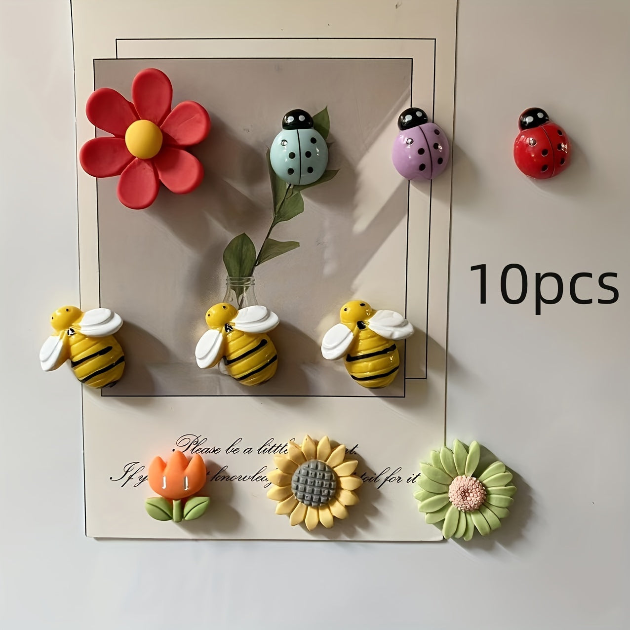 Plant Refrigerator Magnets (10 pcs) - DECO