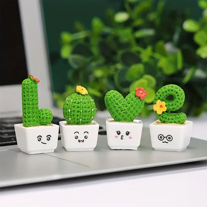 Lovey Dovey Cactus Decorations (4 pcs) - DECO