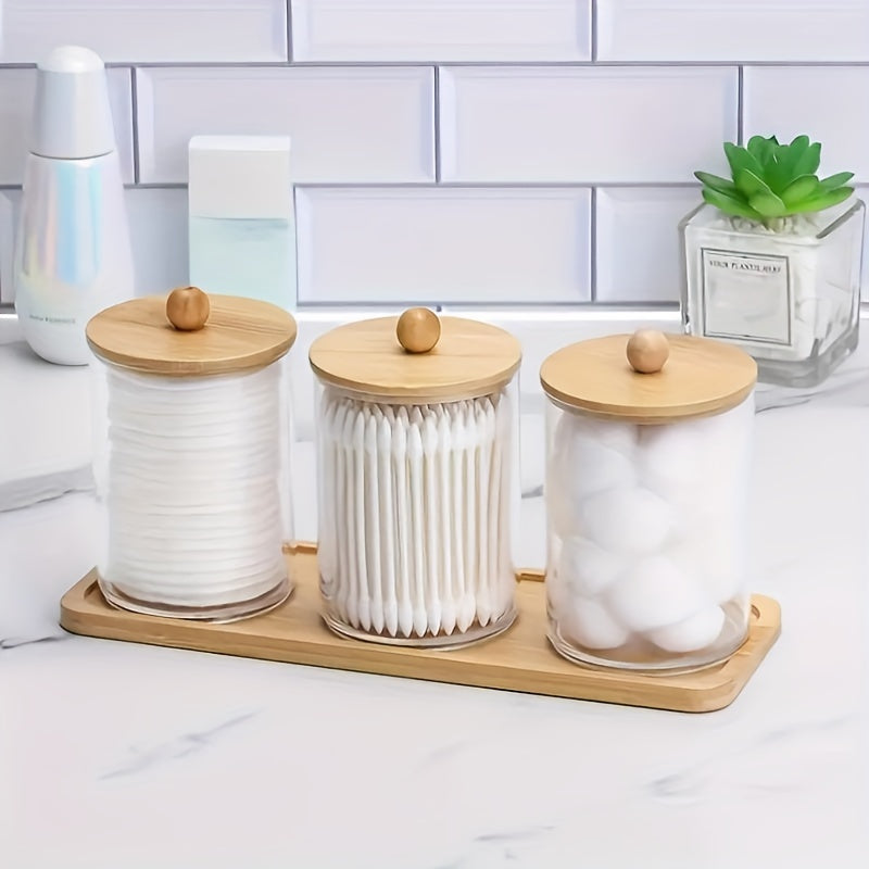 Clear Bathroom Organizer Set 3 pcs - DECO