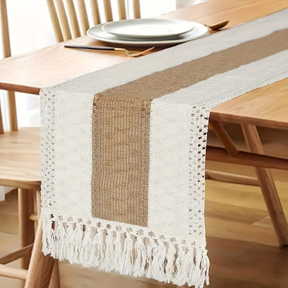 Boho Farmhouse Table Runner - DECO