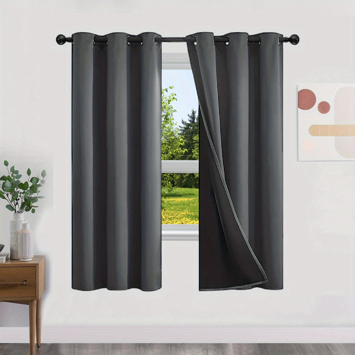 Minimalist Blackout Curtains (2 pcs)