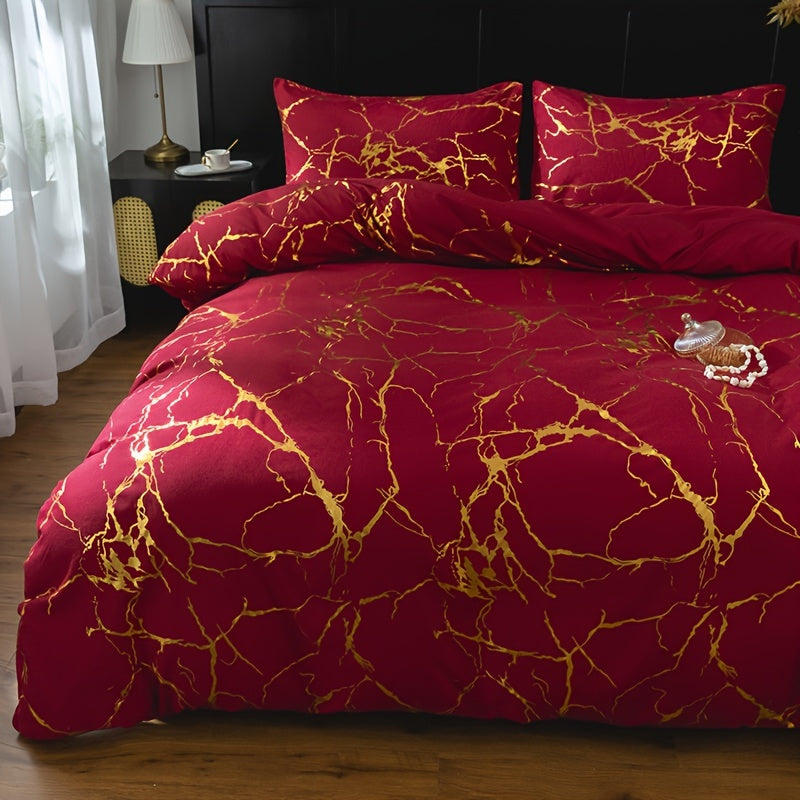 Bronzing Duvet Cover Set