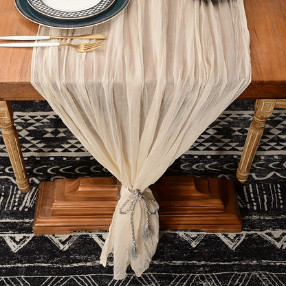 Balinese Pleated Table Runner